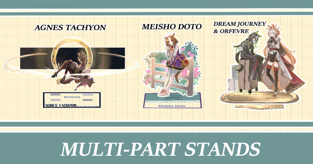 Multi-Part Acrylic Stands