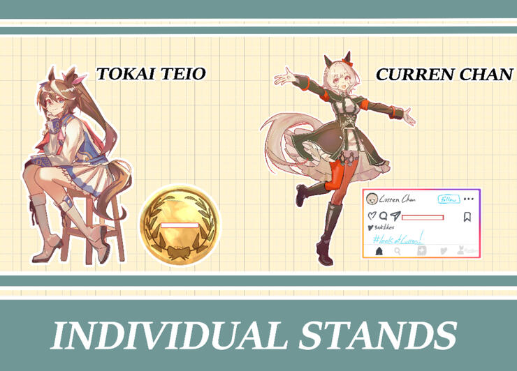 Individual Acrylic Stands
