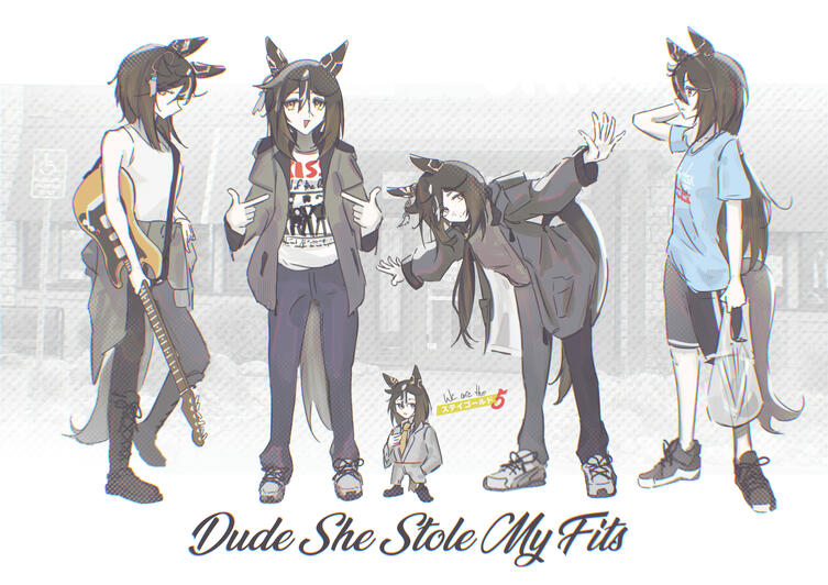 Stay Gold wearing my clothes