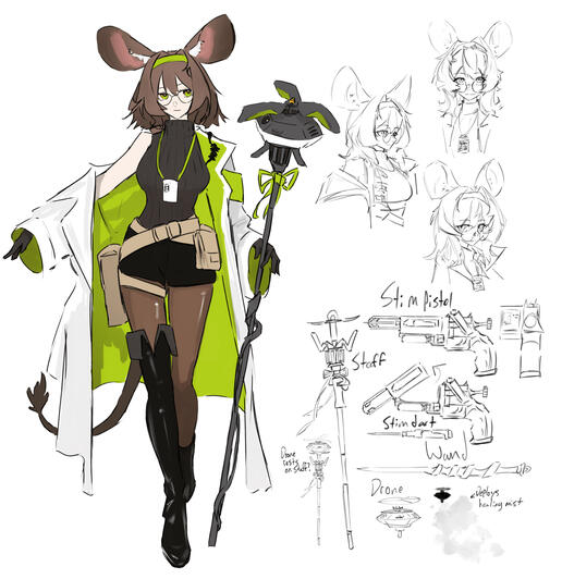 Drizzle (Personal Arknights OC)